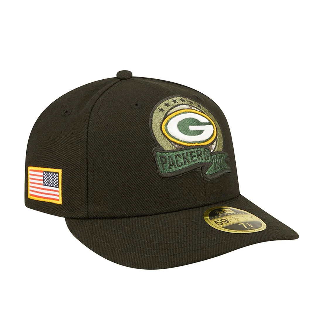 Packers New Era Salute To Service LP 59Fifty Cap 8 Packers New Era Salute To Service LP 59Fifty Cap - Image 6