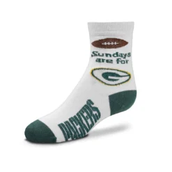 Packers Kids Sunday Crew Sock