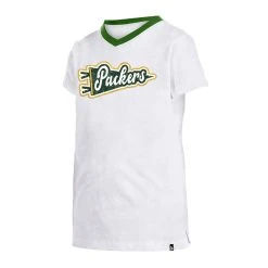 Packers New Era Girls Pennant Ringer T-Shirt -blazerathletic shop 1503510122 61 13 b 2500aayqhcrdjg