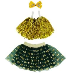 Packers Girls Skirt, Bow & Poms Set -blazerathletic shop 1508724101 20 13 2500oooxfcmoun