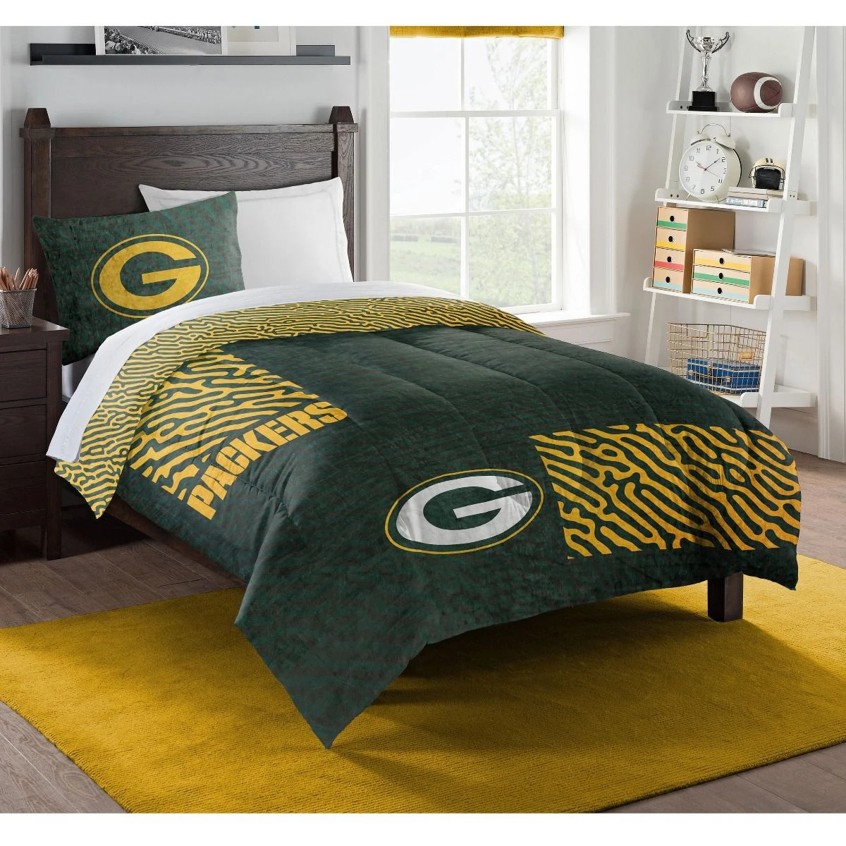 Packers Coral Pattern Plush Cloud Comforter 10 Packers Coral Pattern Plush Cloud Comforter - Image 8