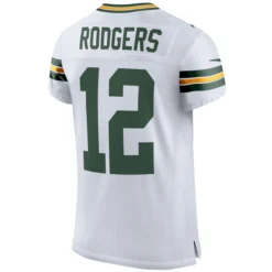 #12 Aaron Rodgers Nike Away Elite Player Jersey -blazerathletic shop 2101507095 61 13 2500 4