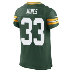 #33 Aaron Jones Nike Home Elite Jersey