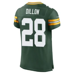 #28 A.J. Dillon Nike Home Elite Jersey -blazerathletic shop 2101710103 92 13 2500fmfyewvuhp