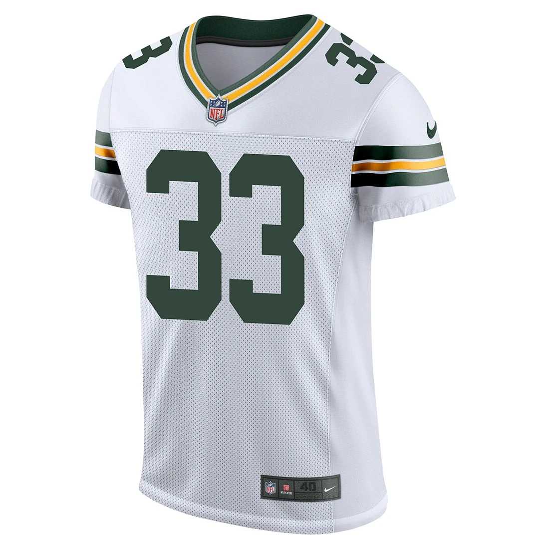 #33 Aaron Jones Nike Away Elite Jersey 6 #33 Aaron Jones Nike Away Elite Jersey - Image 4
