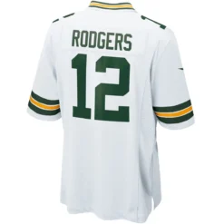 #12 Aaron Rodgers Away Nike Game Jersey -blazerathletic shop 2102710103 61 13 2500 1 3
