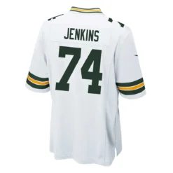 #74 Elgton Jenkins Away Nike Game Jersey