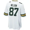 #87 Jordy Nelson Nike Away Game Jersey -blazerathletic shop 2102710193 61 13 2500ywpykpfdjk