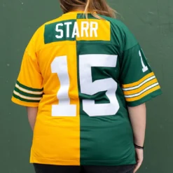 #15 Bart Starr Mitchell & Ness Split Legacy Jersey