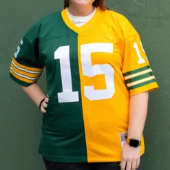 #15 Bart Starr Mitchell & Ness Split Legacy Jersey -blazerathletic shop 2103298038 20 13 e 2500qrsqgkkgdn