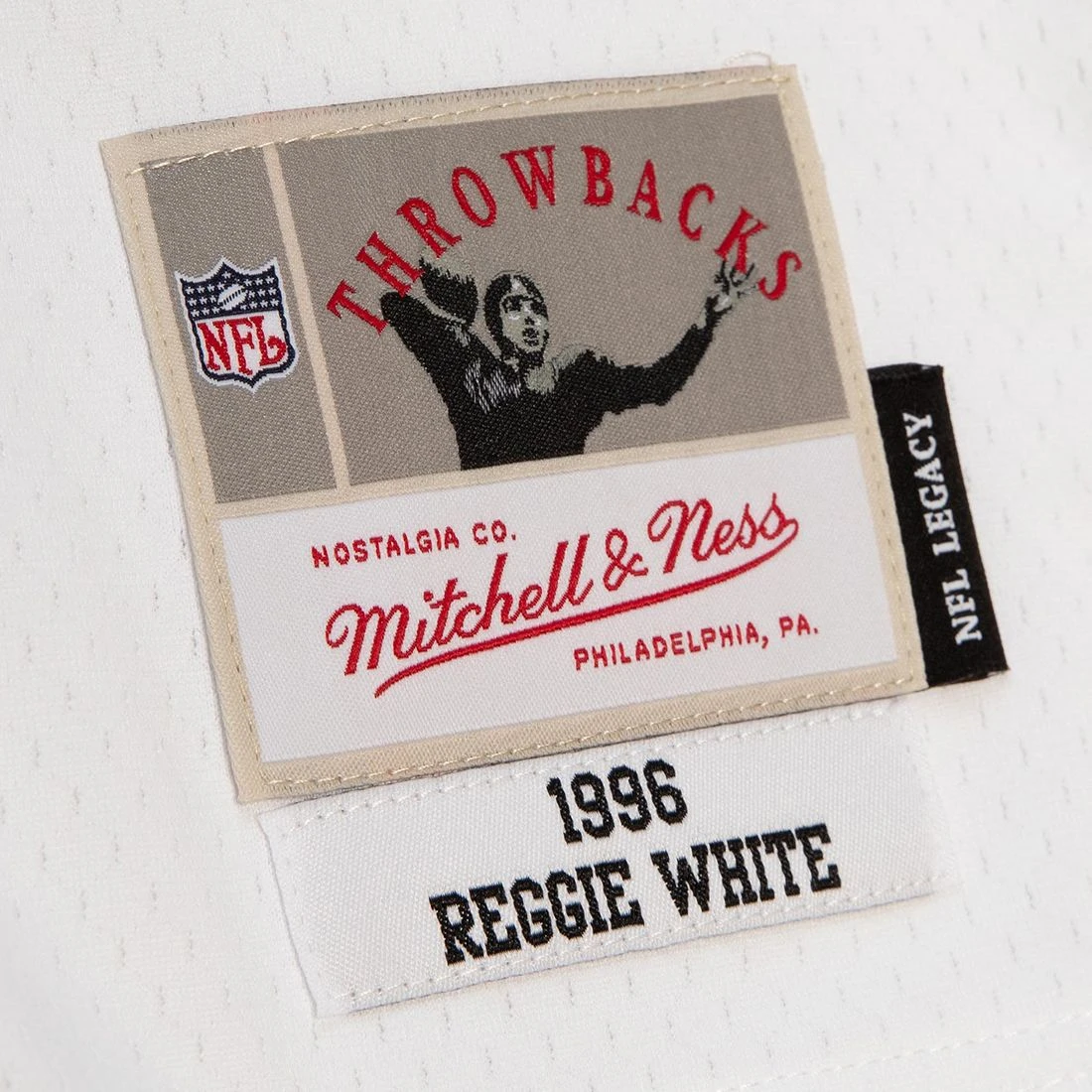 #92 White Mitchell & Ness Split Legacy Jersey 44 #92 White Mitchell & Ness Split Legacy Jersey - Image 42