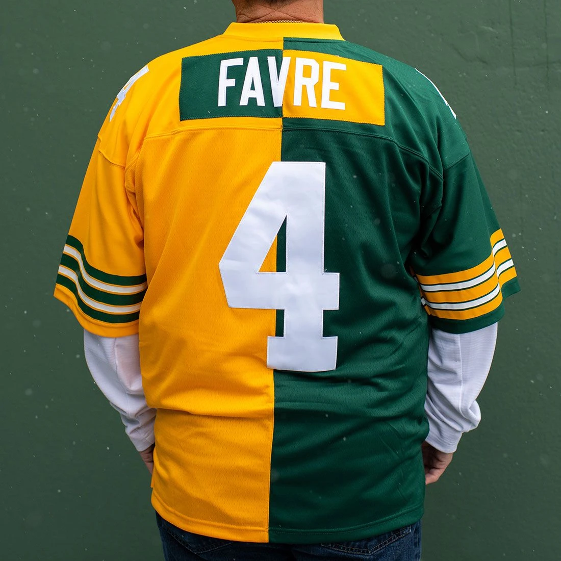 #4 Favre Mitchell & Ness Split Legacy Jersey 31 #4 Favre Mitchell & Ness Split Legacy Jersey - Image 29
