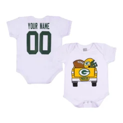 Packers Newborn Custom Tailgate Truck Bodysuit