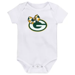Packers Newborn Girls Bow Bodysuit