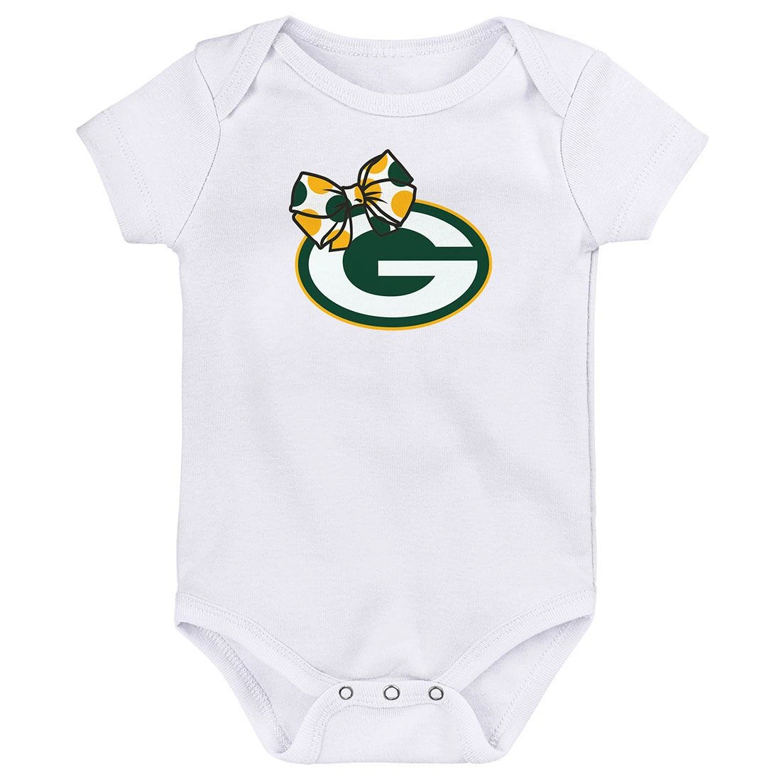 Packers Newborn Girls Bow Bodysuit 3 Packers Newborn Girls Bow Bodysuit