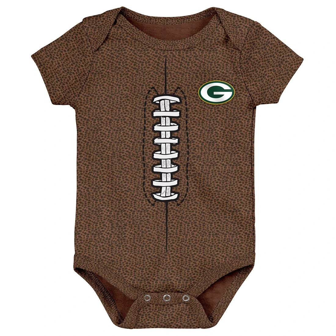 Packers Newborn Football Bodysuit 5 Packers Newborn Football Bodysuit - Image 3