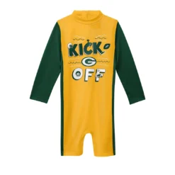 Packers Infant Wave Runner Rash Guard Swimsuit -blazerathletic shop 3008176173 15 13 2500equtwmfcbi