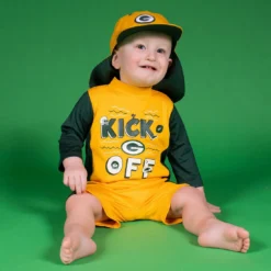 Packers Infant Wave Runner Rash Guard Swimsuit