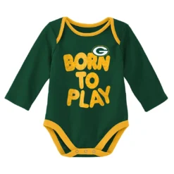 Packers Newborn Born To Play 2-Pack Bodysuit Set -blazerathletic shop 3008176178 21 13 2500blipuqhqly