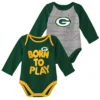 Packers Newborn Born To Play 2-Pack Bodysuit Set -blazerathletic shop 3008176178 21 13 b 2500kjxaphzxuz