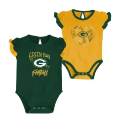 Packers Newborn Too Much Love Bodysuit Set -blazerathletic shop 3008176184 20 13 2500doinnipjpc