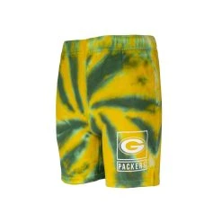 Packers Pre-School Sand Box Tie-Dye Fleece Short
