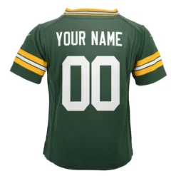 Packers Pre-School Nike Custom Home Game Jersey