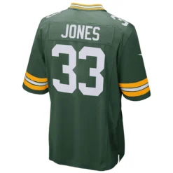 #33 Aaron Jones Home Youth Nike Game Jersey