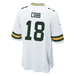 #18 Randall Cobb Away Youth Nike Game Jersey
