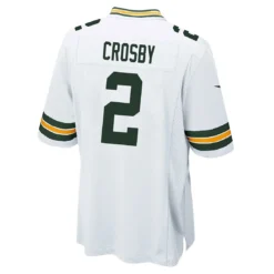#2 Mason Crosby Away Youth Nike Game Jersey