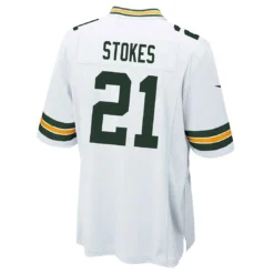#21 Eric Stokes Away Youth Nike Game Jersey