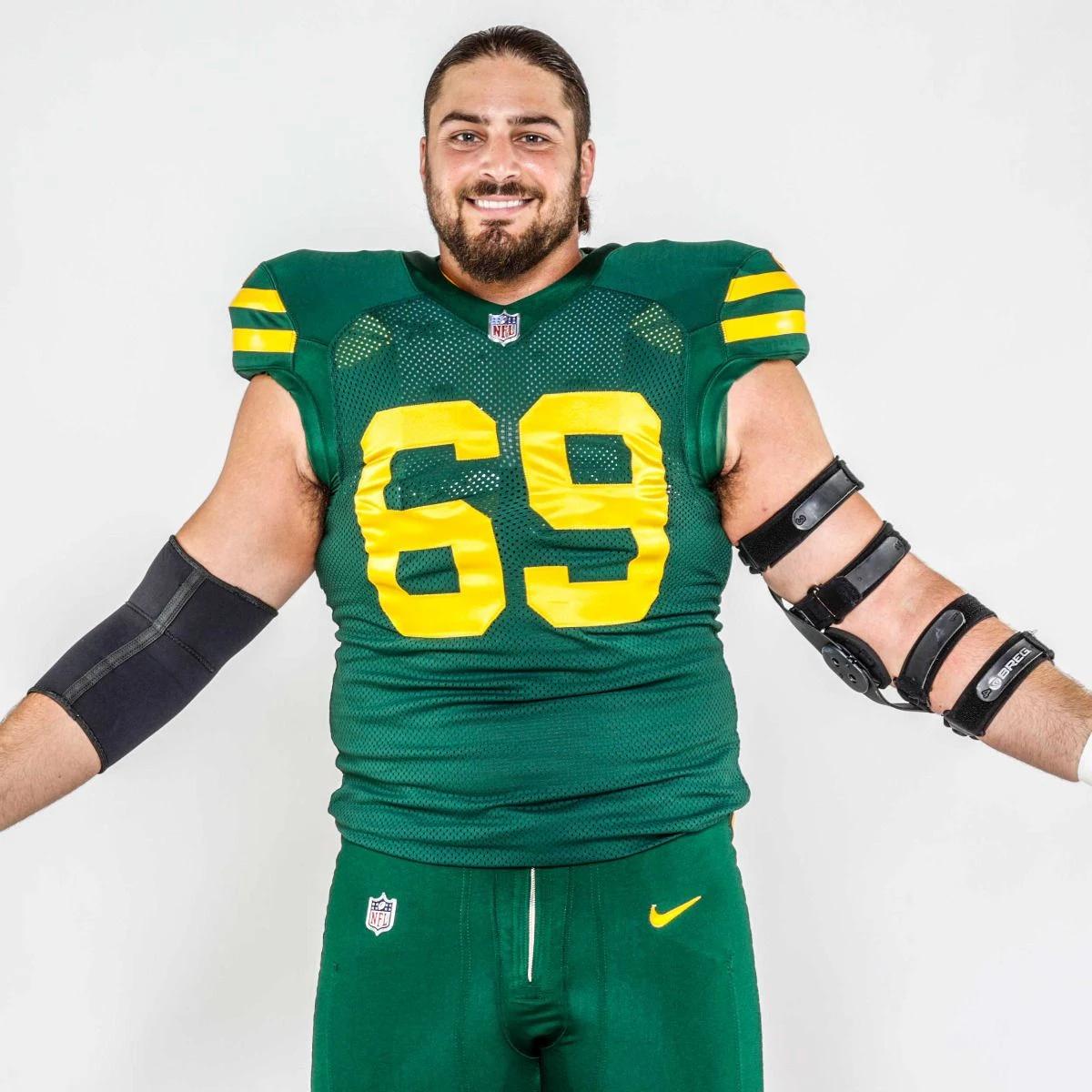 Packers 50s Classic Nike #69 Bakhtiari Game Jersey 17 Packers 50s Classic Nike #69 Bakhtiari Game Jersey - Image 15