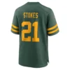 Packers 50s Classic Nike #21 Stokes Game Jersey