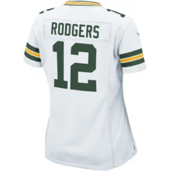 #12 Aaron Rodgers Away Womens Nike Game Jersey -blazerathletic shop 5502507025 61 13 2500lvcxseqfjb