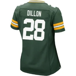 #28 A.J. Dillon Home Womens Nike Game Jersey
