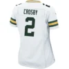 #2 Mason Crosby Away Womens Nike Game Jersey