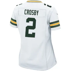 #2 Mason Crosby Away Womens Nike Game Jersey