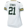 #21 Eric Stokes Away Womens Nike Game Jersey